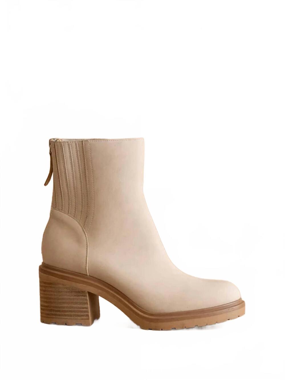 NEW OASIS SOCIETY women's megan lug chelsea bootie in light grey